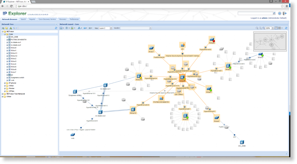 IP Explorer Hálózat felderítés, dokumentálás Netvisor